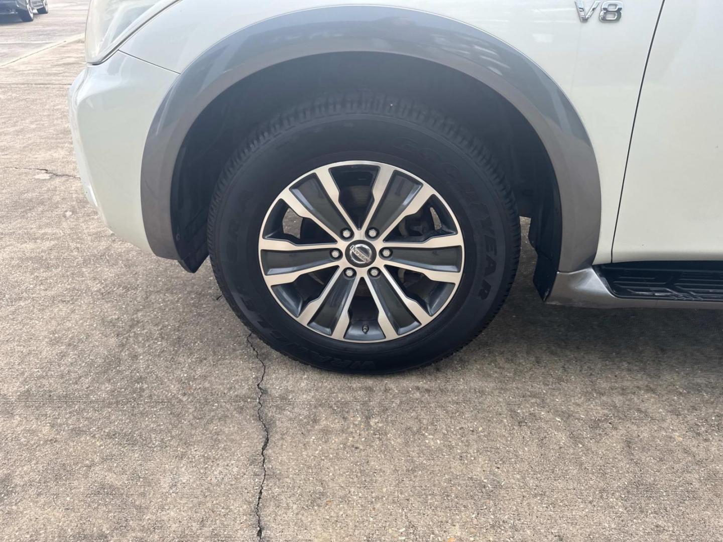 2018 Pearl White /Black Nissan Armada 4x2 SL (JN8AY2ND1J9) , N/A transmission, located at 6904 Johnston St., Lafayette, LA, 70503, (337) 988-1960, 30.143589, -92.100601 - Photo#6