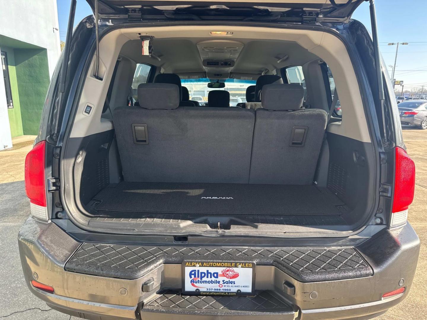 2012 Lakeshore Slate Metallic /Black Nissan Armada 2WD 4dr SV (5N1BA0ND0CN) , N/A transmission, located at 6904 Johnston St., Lafayette, LA, 70503, (337) 988-1960, 30.143589, -92.100601 - Photo#12