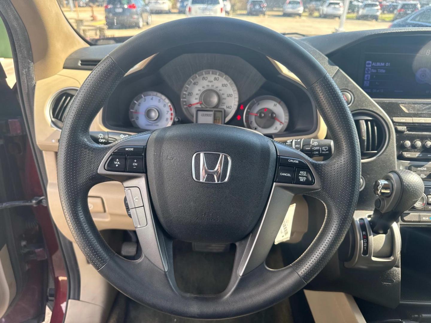 2014 Dark Cherry Pearl /Beige Honda Pilot 4WD 4dr LX (5FNYF4H20EB) , Automatic transmission, located at 6904 Johnston St., Lafayette, LA, 70503, (337) 988-1960, 30.143589, -92.100601 - Photo#29