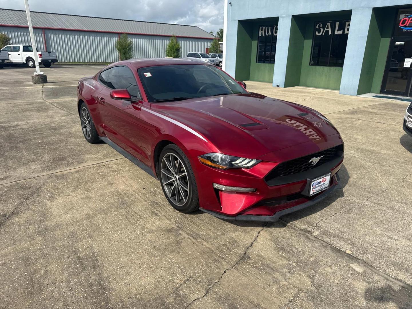 2018 Red /Black Ford Mustang EcoBoost Fastback (1FA6P8TH9J5) , Automatic transmission, located at 6904 Johnston St., Lafayette, LA, 70503, (337) 988-1960, 30.143589, -92.100601 - Photo#1
