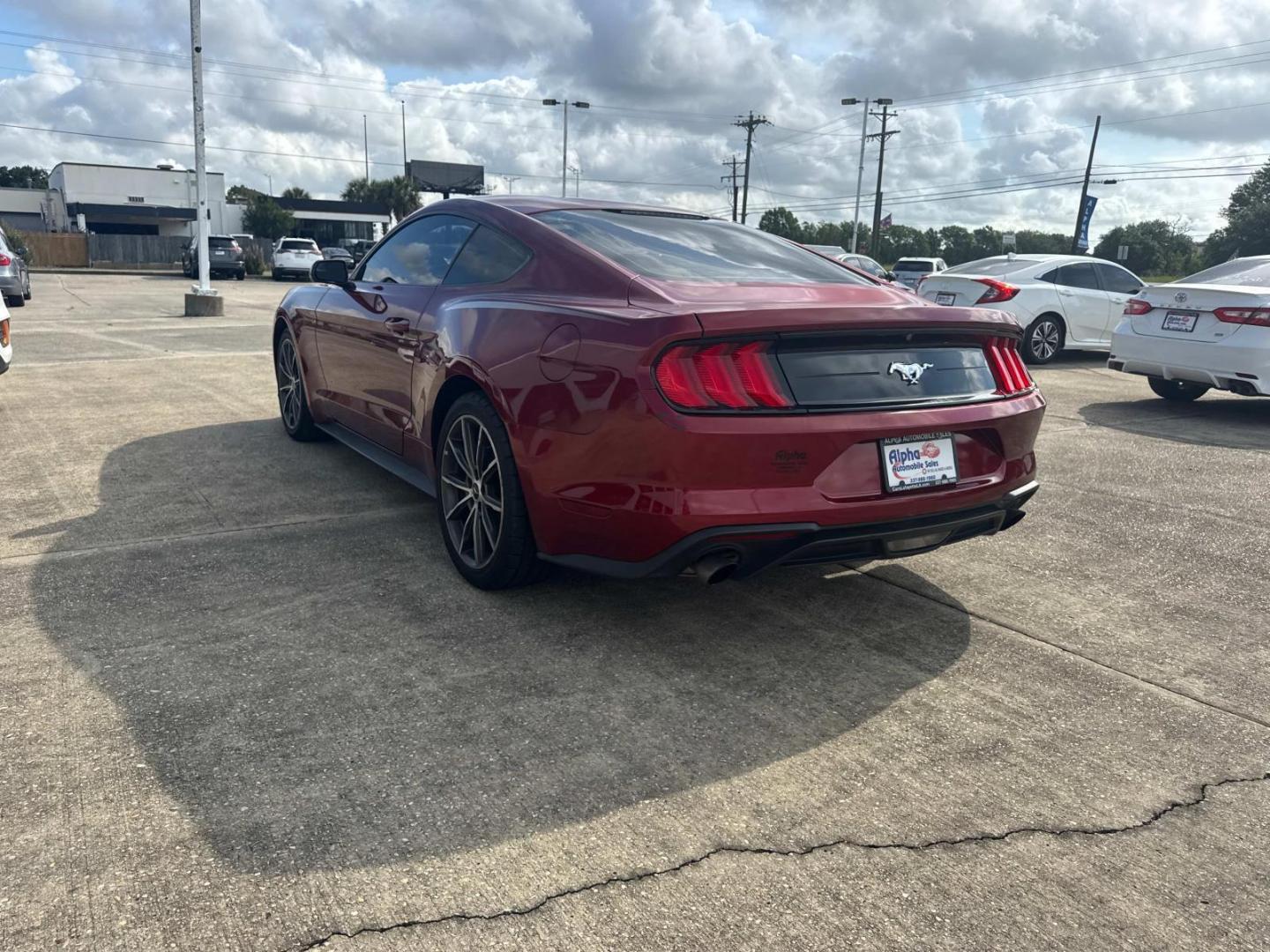 2018 Red /Black Ford Mustang EcoBoost Fastback (1FA6P8TH9J5) , Automatic transmission, located at 6904 Johnston St., Lafayette, LA, 70503, (337) 988-1960, 30.143589, -92.100601 - Photo#9