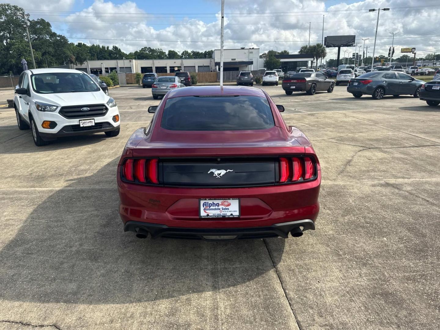 2018 Red /Black Ford Mustang EcoBoost Fastback (1FA6P8TH9J5) , Automatic transmission, located at 6904 Johnston St., Lafayette, LA, 70503, (337) 988-1960, 30.143589, -92.100601 - Photo#10
