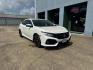 2017 White /Black Honda Civic Hatchback EX CVT (SHHFK7H50HU) , Automatic transmission, located at 6904 Johnston St., Lafayette, LA, 70503, (337) 988-1960, 30.143589, -92.100601 - Photo#1