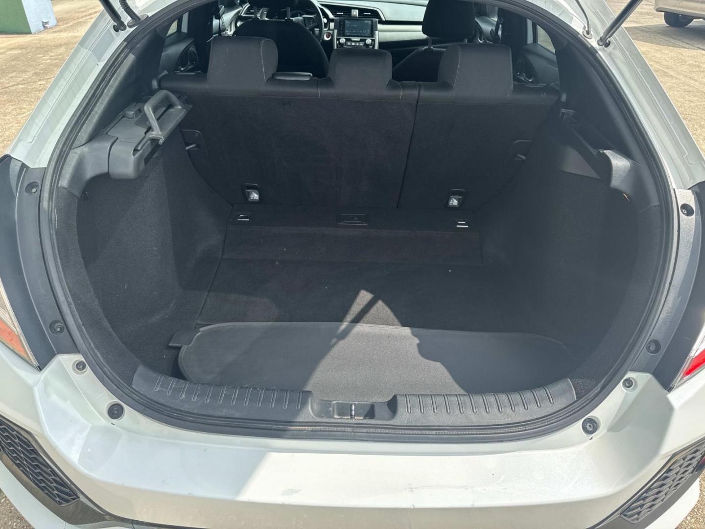 2017 White /Black Honda Civic Hatchback EX CVT (SHHFK7H50HU) , Automatic transmission, located at 6904 Johnston St., Lafayette, LA, 70503, (337) 988-1960, 30.143589, -92.100601 - Photo#13