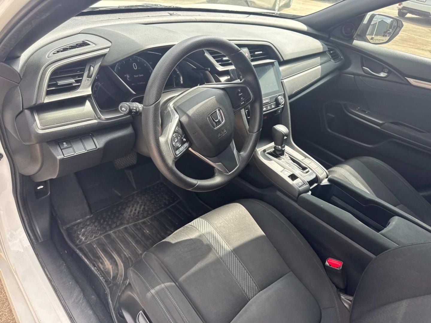 2017 White /Black Honda Civic Hatchback EX CVT (SHHFK7H50HU) , Automatic transmission, located at 6904 Johnston St., Lafayette, LA, 70503, (337) 988-1960, 30.143589, -92.100601 - Photo#23