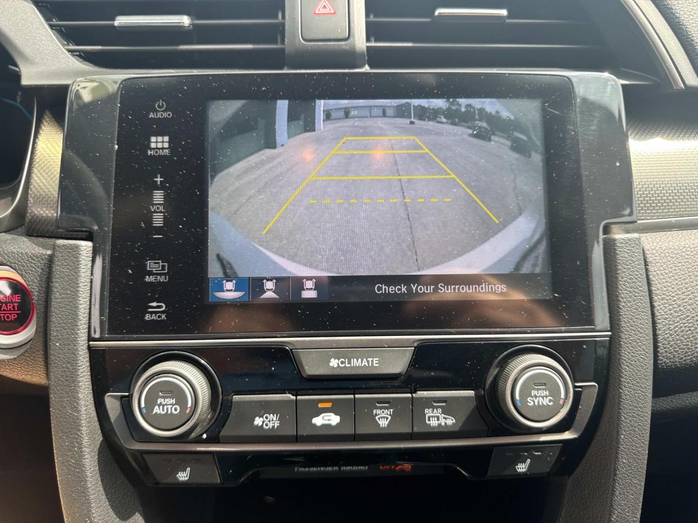2017 White /Black Honda Civic Hatchback EX CVT (SHHFK7H50HU) , Automatic transmission, located at 6904 Johnston St., Lafayette, LA, 70503, (337) 988-1960, 30.143589, -92.100601 - Photo#30