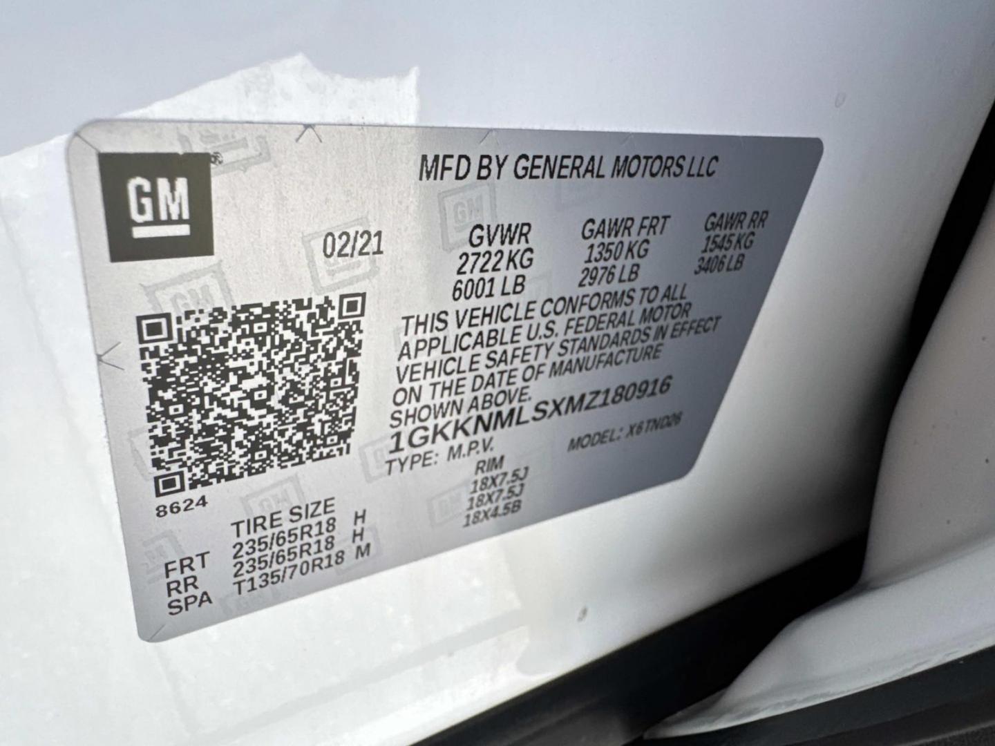 2021 White /Black GMC Acadia FWD 4dr SLT (1GKKNMLSXMZ) , N/A transmission, located at 6904 Johnston St., Lafayette, LA, 70503, (337) 988-1960, 30.143589, -92.100601 - Photo#33