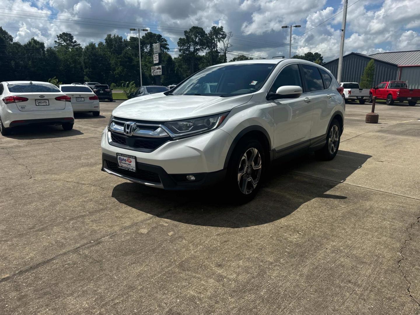 2019 White /Ivory Honda CR-V EX-L 2WD (2HKRW1H82KH) , Automatic transmission, located at 6904 Johnston St., Lafayette, LA, 70503, (337) 988-1960, 30.143589, -92.100601 - Photo#6