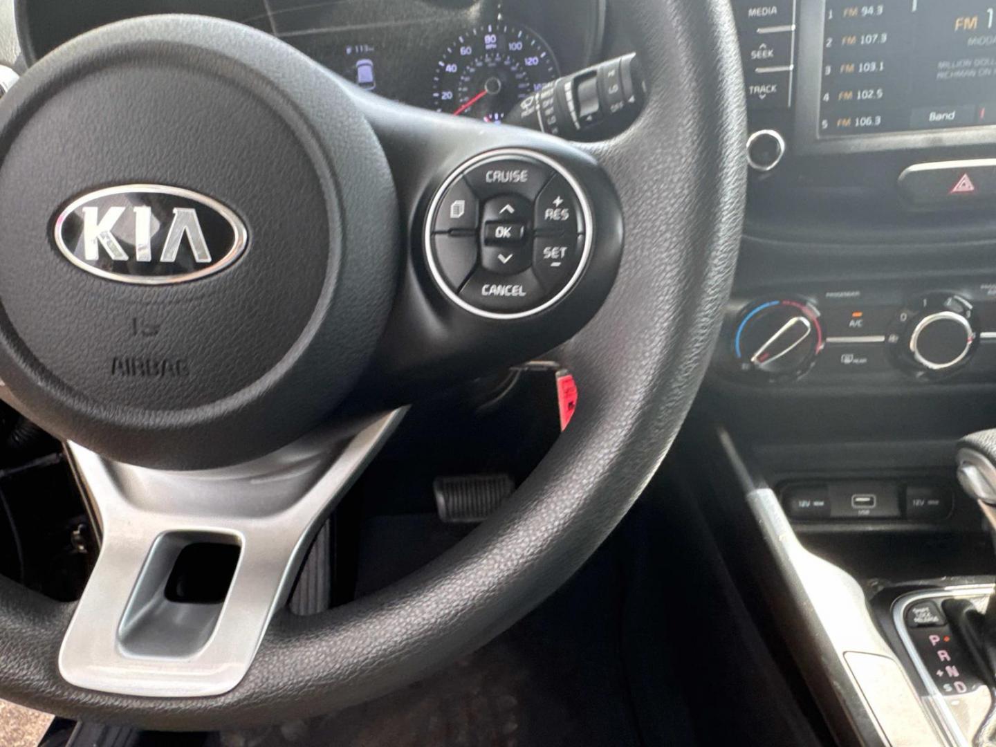 2021 Cherry Black /Black Kia Soul S IVT (KNDJ23AU1M7) , Automatic transmission, located at 6904 Johnston St., Lafayette, LA, 70503, (337) 988-1960, 30.143589, -92.100601 - Photo#31