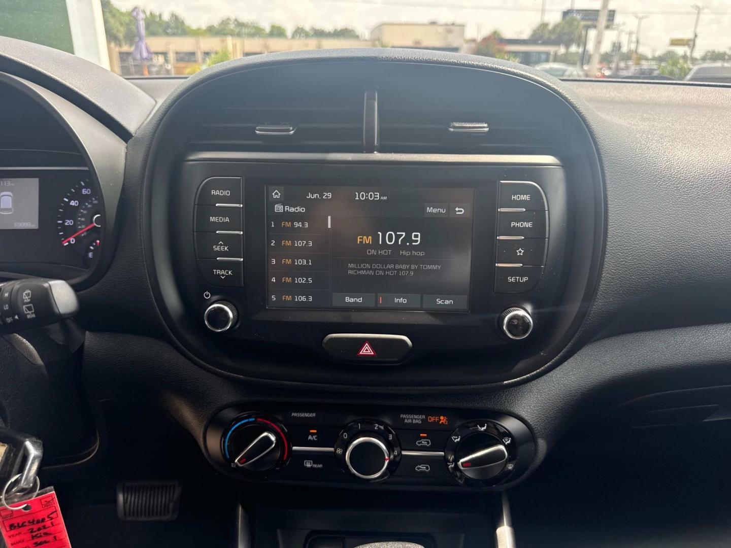 2021 Cherry Black /Black Kia Soul S IVT (KNDJ23AU1M7) , Automatic transmission, located at 6904 Johnston St., Lafayette, LA, 70503, (337) 988-1960, 30.143589, -92.100601 - Photo#32