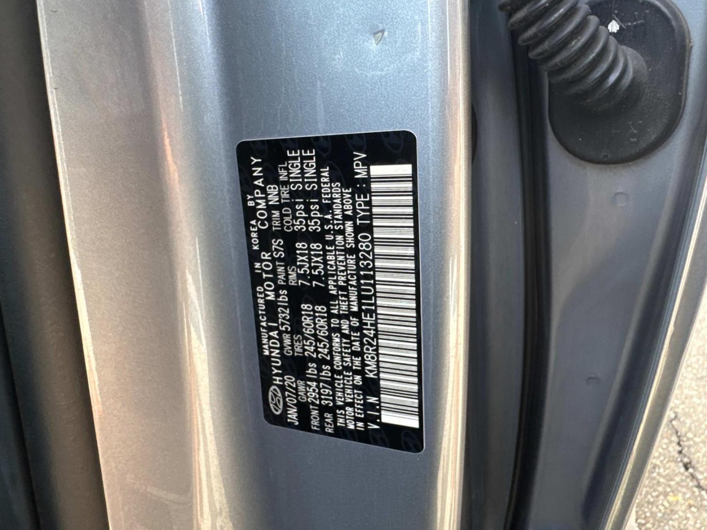 2020 Silver /Black Hyundai Palisade SEL FWD (KM8R24HE1LU) , Automatic transmission, located at 6904 Johnston St., Lafayette, LA, 70503, (337) 988-1960, 30.143589, -92.100601 - Photo#25