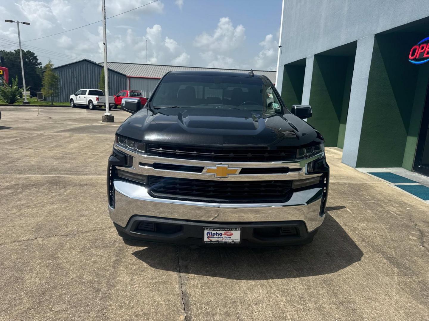 2019 Black /Jet Black Chevrolet Silverado 1500 2WD Crew Cab 147 LT (3GCPWCEKXKG) , N/A transmission, located at 6904 Johnston St., Lafayette, LA, 70503, (337) 988-1960, 30.143589, -92.100601 - Photo#3
