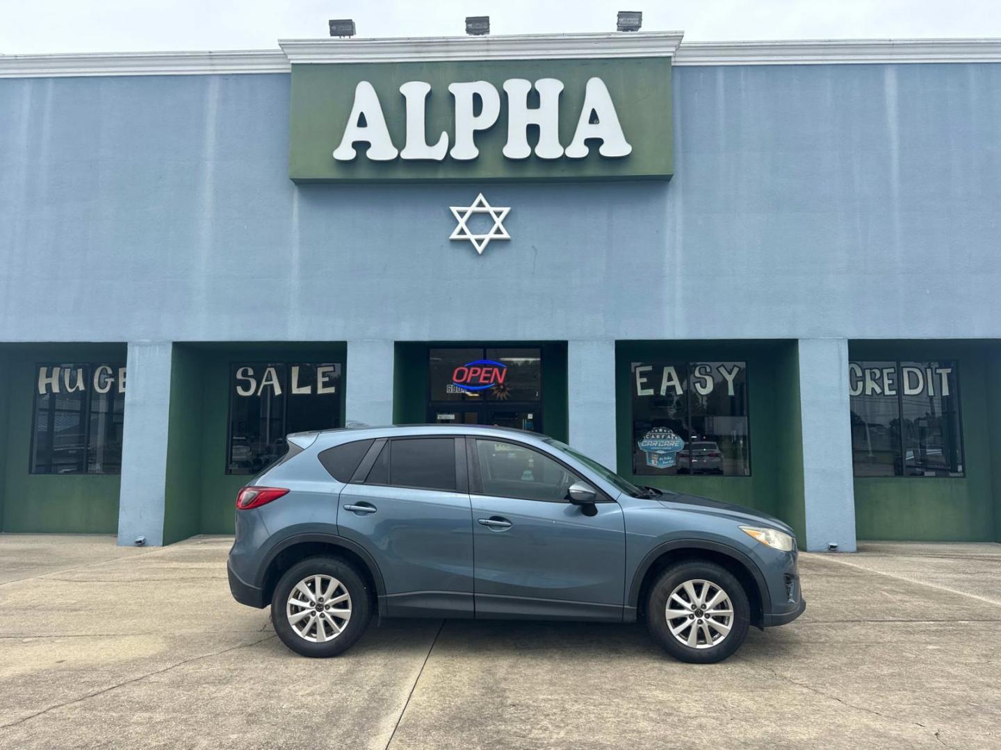 2016 Blue Reflex Mica /Black Mazda CX-5 FWD 4dr Auto Touring (JM3KE2CYXG0) , Automatic transmission, located at 6904 Johnston St., Lafayette, LA, 70503, (337) 988-1960, 30.143589, -92.100601 - Photo#0