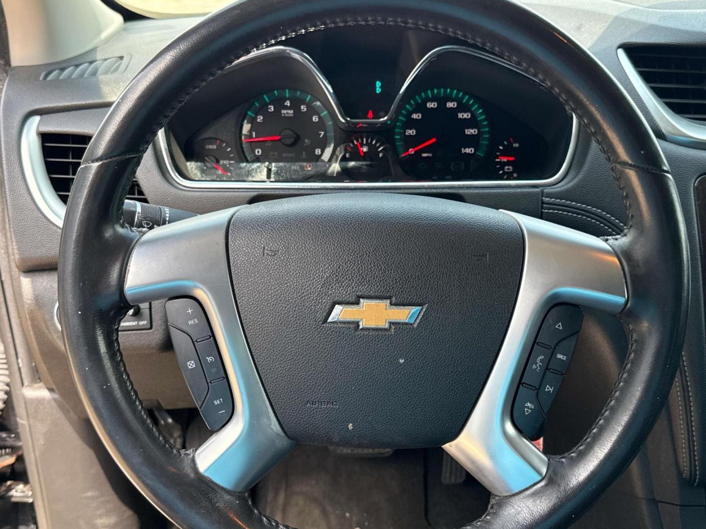 2017 Mosaic Black Metallic /Ebony Chevrolet Traverse AWD 4dr LT w/1LT (1GNKVGKD3HJ) , Automatic transmission, located at 6904 Johnston St., Lafayette, LA, 70503, (337) 988-1960, 30.143589, -92.100601 - Photo#21