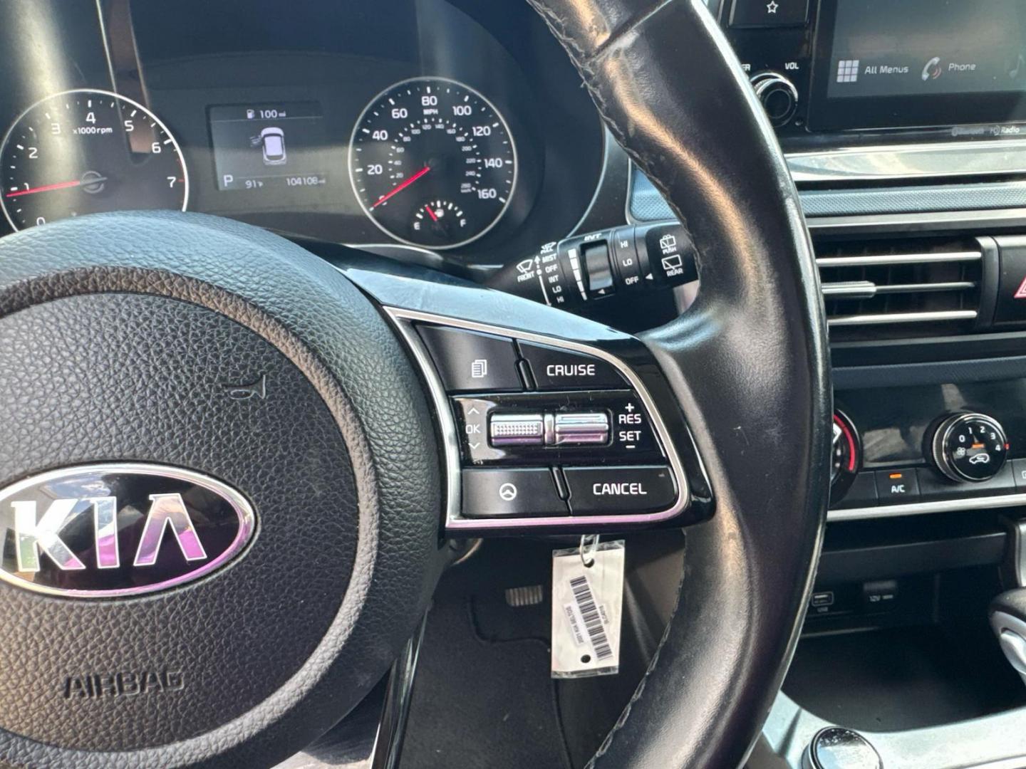 2021 Dark Ocean Blue/White Roof /Black Kia Seltos S IVT AWD (KNDEUCAA8M7) , Automatic transmission, located at 6904 Johnston St., Lafayette, LA, 70503, (337) 988-1960, 30.143589, -92.100601 - Photo#29