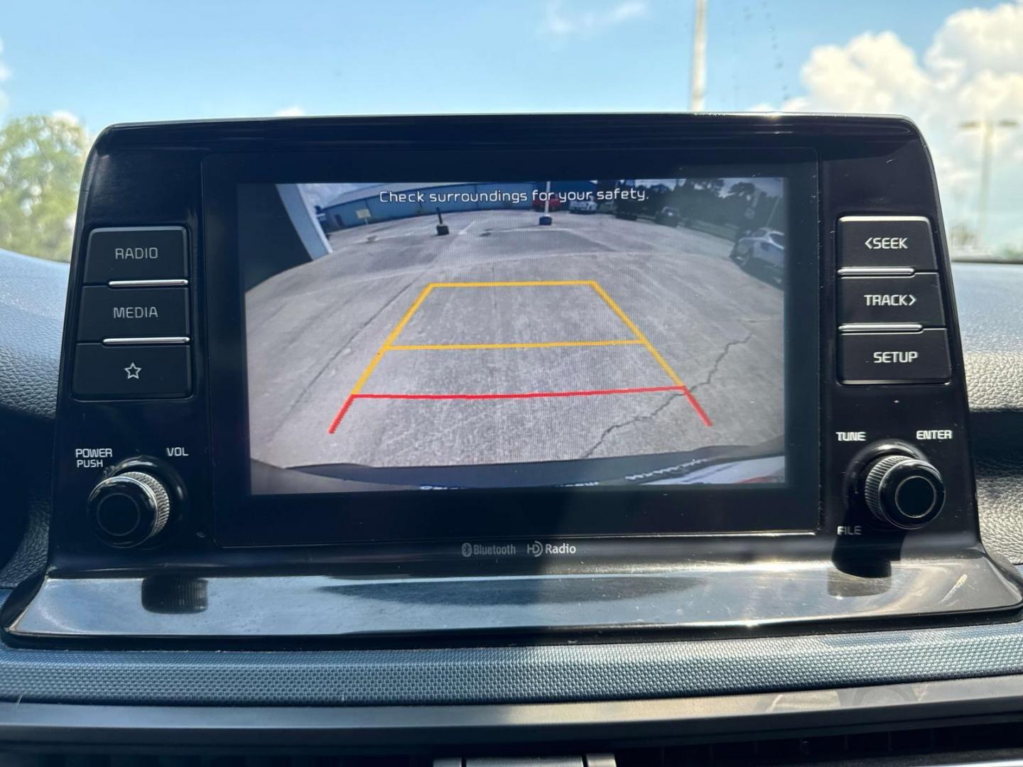 2021 Dark Ocean Blue/White Roof /Black Kia Seltos S IVT AWD (KNDEUCAA8M7) , Automatic transmission, located at 6904 Johnston St., Lafayette, LA, 70503, (337) 988-1960, 30.143589, -92.100601 - Photo#31