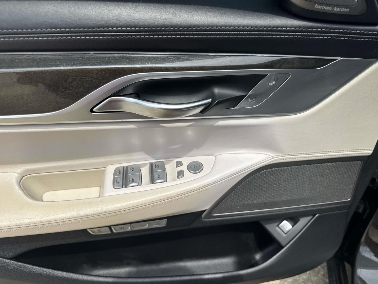2016 Black /Canberra Beige BMW 7 Series 4dr Sdn 740i RWD (WBA7E2C53GG) , Automatic transmission, located at 6904 Johnston St., Lafayette, LA, 70503, (337) 988-1960, 30.143589, -92.100601 - Photo#26