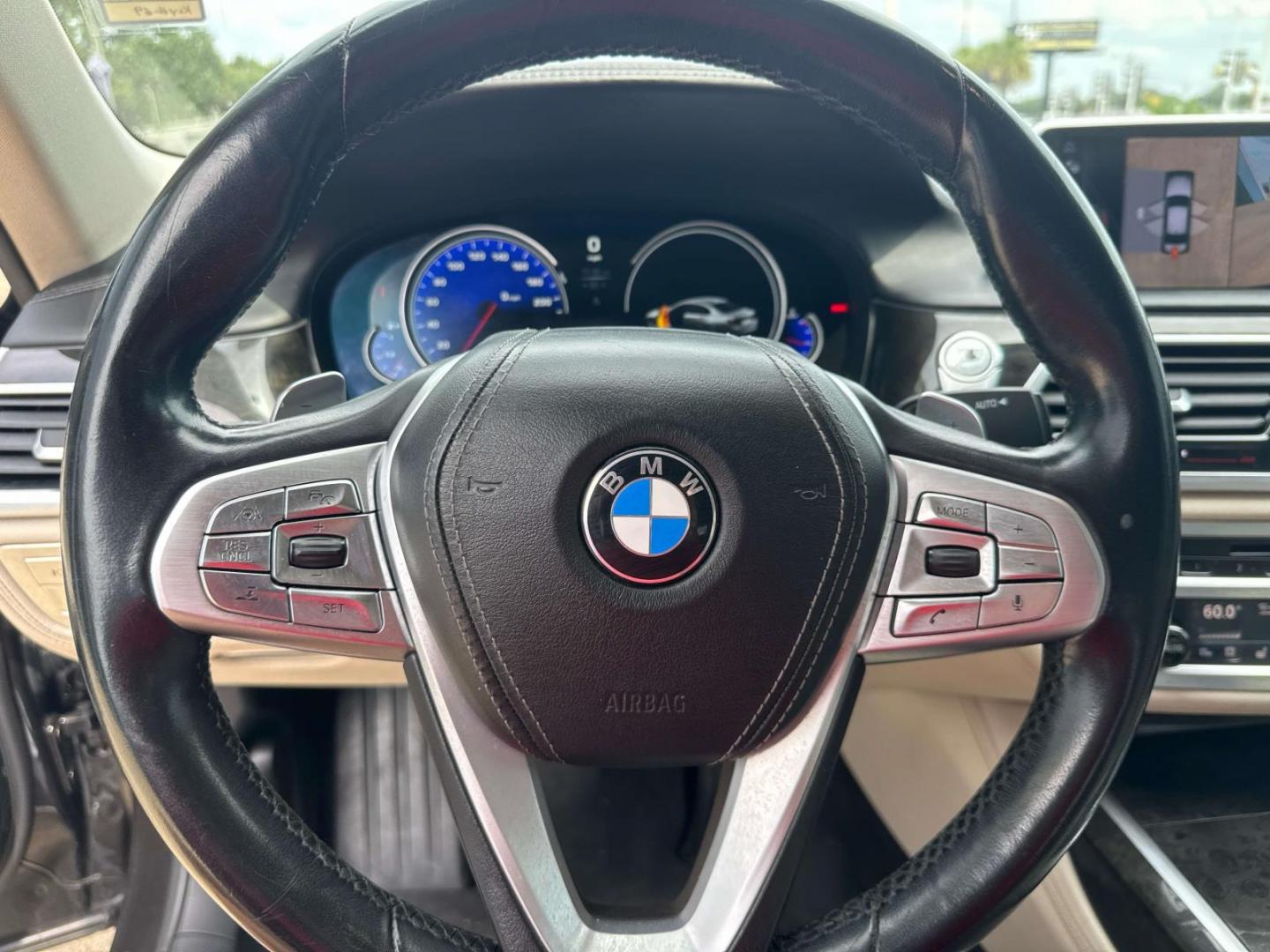 2016 Black /Canberra Beige BMW 7 Series 4dr Sdn 740i RWD (WBA7E2C53GG) , Automatic transmission, located at 6904 Johnston St., Lafayette, LA, 70503, (337) 988-1960, 30.143589, -92.100601 - Photo#28