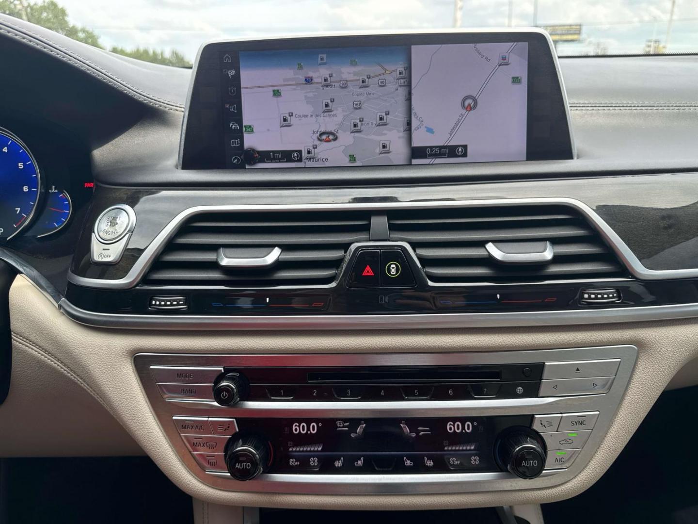 2016 Black /Canberra Beige BMW 7 Series 4dr Sdn 740i RWD (WBA7E2C53GG) , Automatic transmission, located at 6904 Johnston St., Lafayette, LA, 70503, (337) 988-1960, 30.143589, -92.100601 - Photo#31