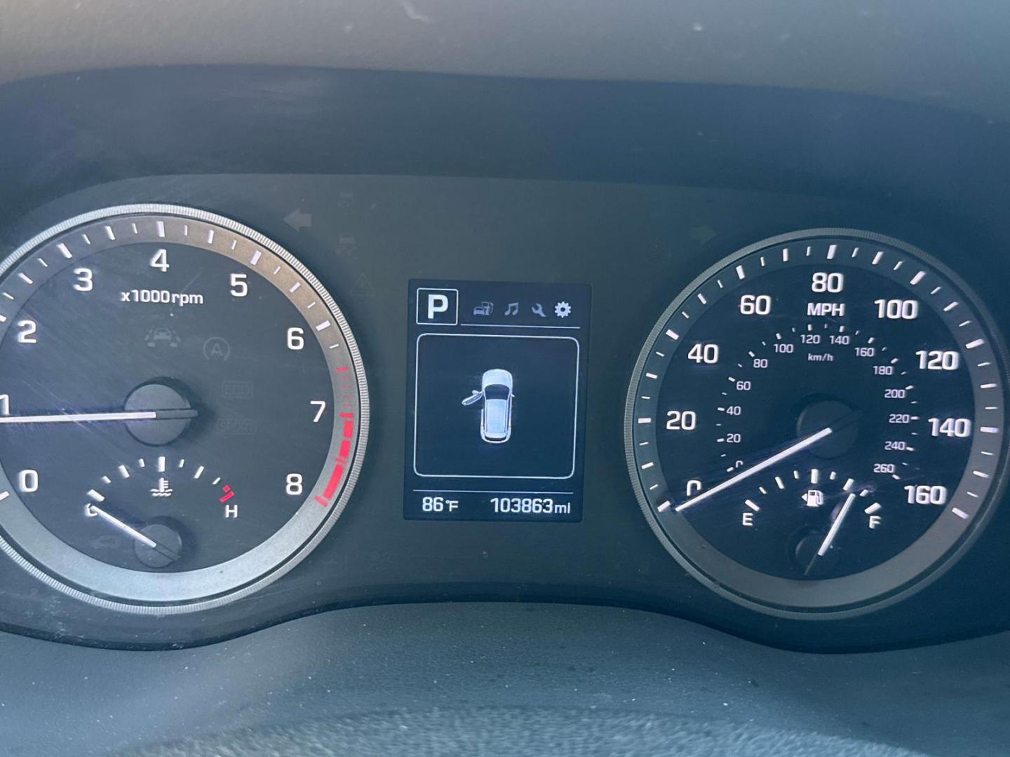 2017 Ruby Wine /Beige Hyundai Tucson SE FWD (KM8J33A44HU) , Automatic transmission, located at 6904 Johnston St., Lafayette, LA, 70503, (337) 988-1960, 30.143589, -92.100601 - Photo#23