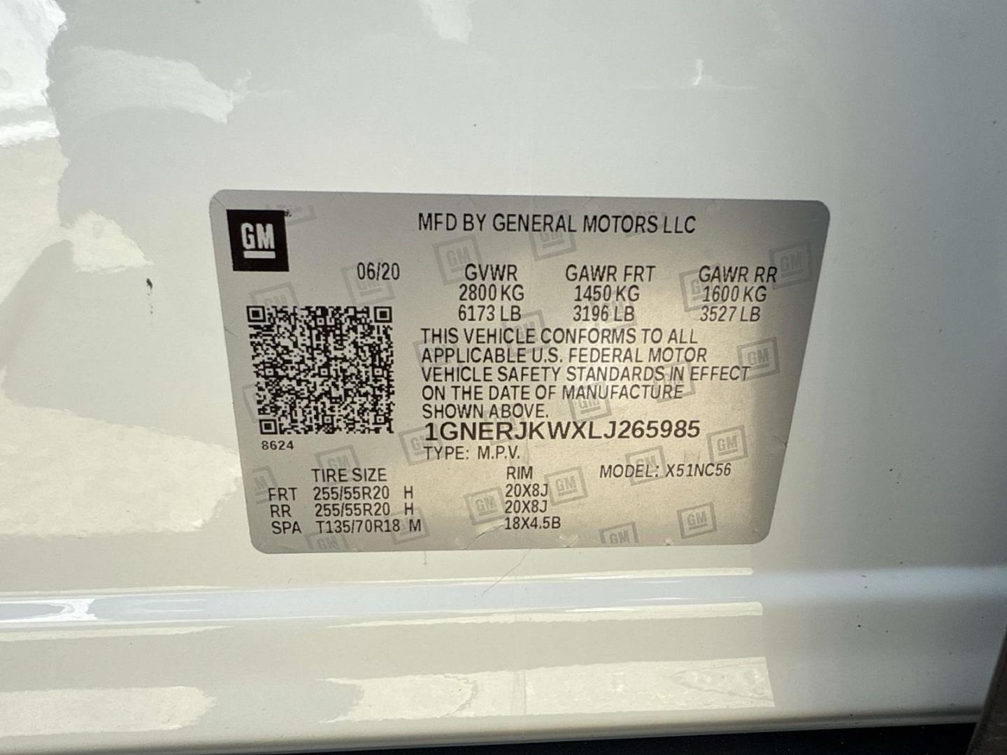 2020 Summit White /Jet Black Chevrolet Traverse FWD 4dr RS (1GNERJKWXLJ) , Automatic transmission, located at 6904 Johnston St., Lafayette, LA, 70503, (337) 988-1960, 30.143589, -92.100601 - Photo#26