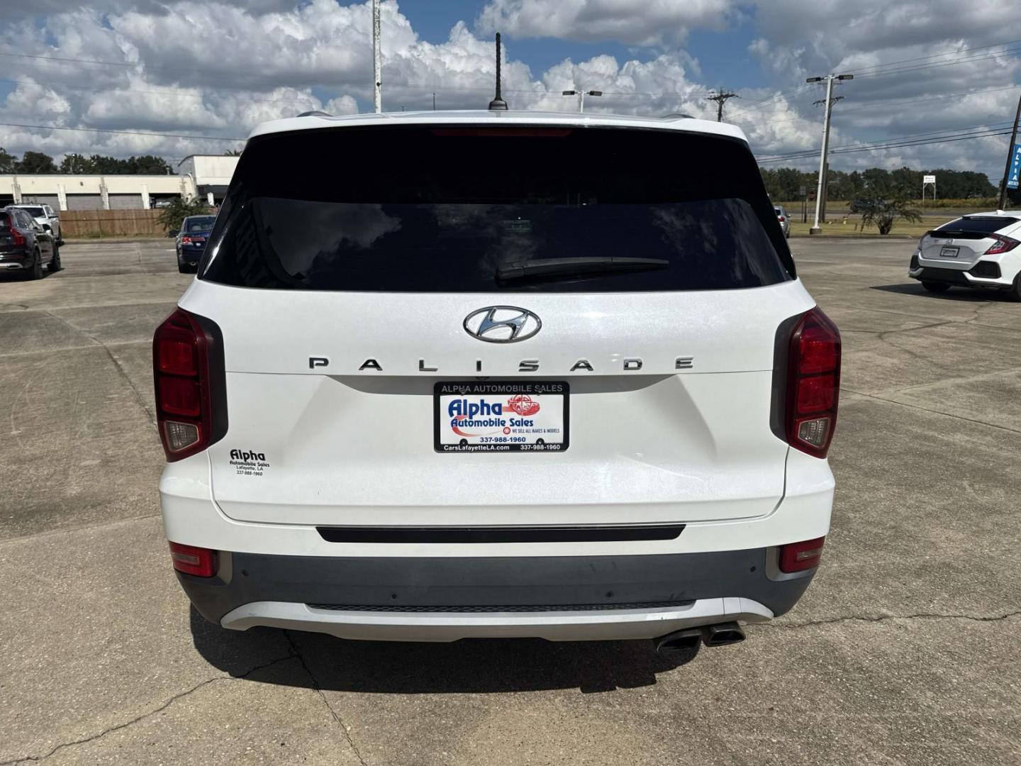 2020 Cream White /Black Hyundai Palisade SEL FWD (KM8R24HE4LU) , Automatic transmission, located at 6904 Johnston St., Lafayette, LA, 70503, (337) 988-1960, 30.143589, -92.100601 - Photo#4