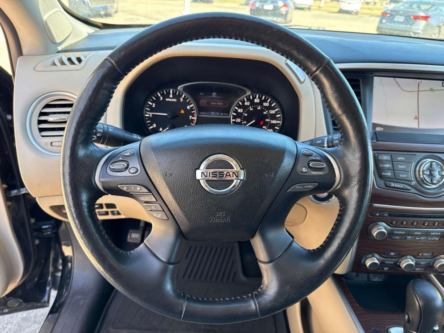 2019 Pearl White Tricoat /Almond Nissan Pathfinder FWD Platinum (5N1DR2MN8KC) , Automatic transmission, located at 6904 Johnston St., Lafayette, LA, 70503, (337) 988-1960, 30.143589, -92.100601 - Photo#20