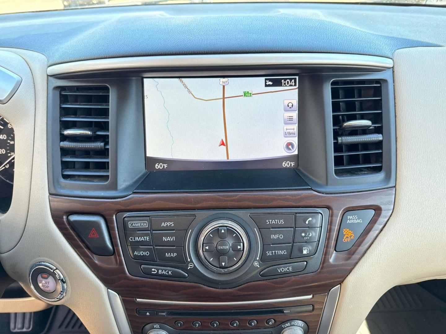 2019 Pearl White Tricoat /Almond Nissan Pathfinder FWD Platinum (5N1DR2MN8KC) , Automatic transmission, located at 6904 Johnston St., Lafayette, LA, 70503, (337) 988-1960, 30.143589, -92.100601 - Photo#25