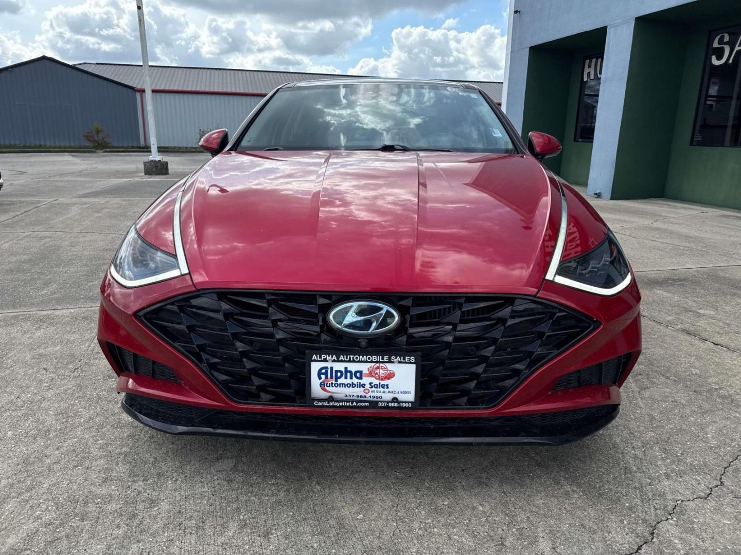2020 Calypso Red /Black Hyundai Sonata Limited 1.6T (5NPEH4J20LH) , Automatic transmission, located at 6904 Johnston St., Lafayette, LA, 70503, (337) 988-1960, 30.143589, -92.100601 - Photo#1