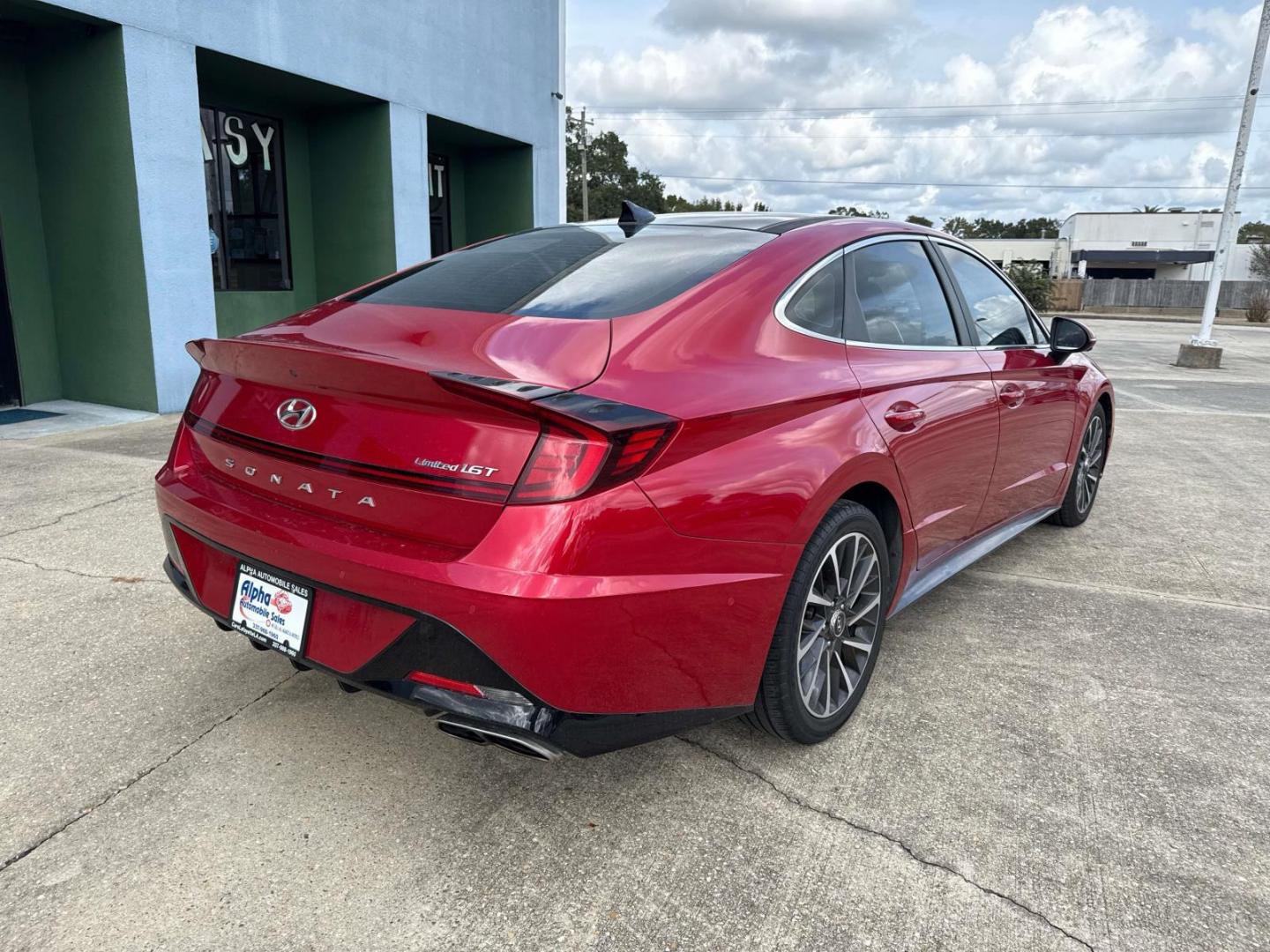2020 Calypso Red /Black Hyundai Sonata Limited 1.6T (5NPEH4J20LH) , Automatic transmission, located at 6904 Johnston St., Lafayette, LA, 70503, (337) 988-1960, 30.143589, -92.100601 - Photo#6
