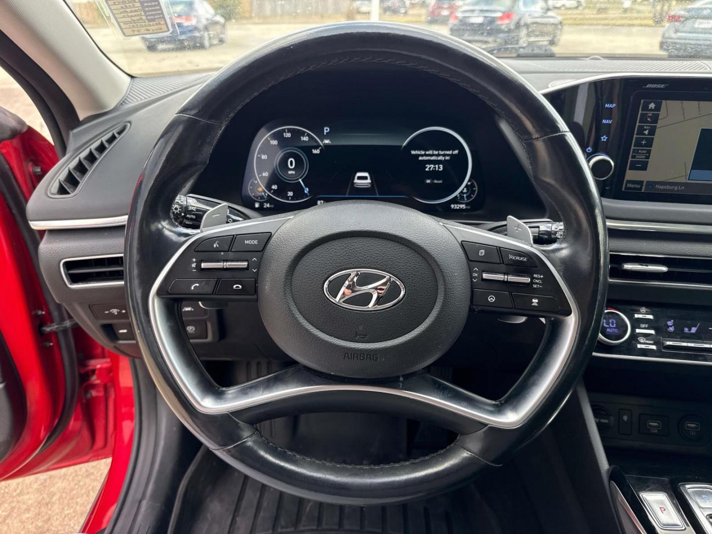 2020 Calypso Red /Black Hyundai Sonata Limited 1.6T (5NPEH4J20LH) , Automatic transmission, located at 6904 Johnston St., Lafayette, LA, 70503, (337) 988-1960, 30.143589, -92.100601 - Photo#21