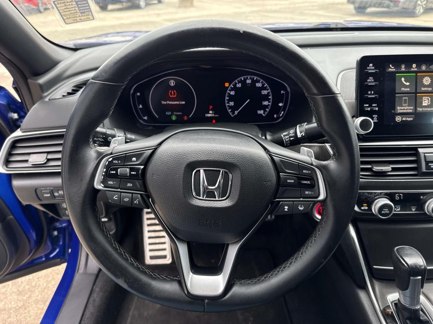 2018 Blue /Black Honda Accord Sedan Sport 1.5T CVT (1HGCV1F32JA) , Automatic transmission, located at 6904 Johnston St., Lafayette, LA, 70503, (337) 988-1960, 30.143589, -92.100601 - Photo#19