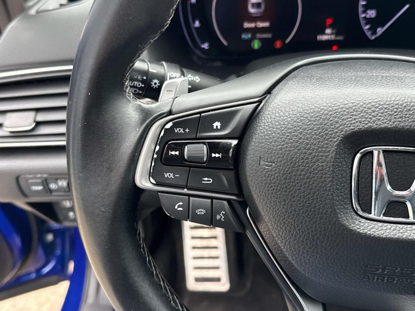 2018 Blue /Black Honda Accord Sedan Sport 1.5T CVT (1HGCV1F32JA) , Automatic transmission, located at 6904 Johnston St., Lafayette, LA, 70503, (337) 988-1960, 30.143589, -92.100601 - Photo#20