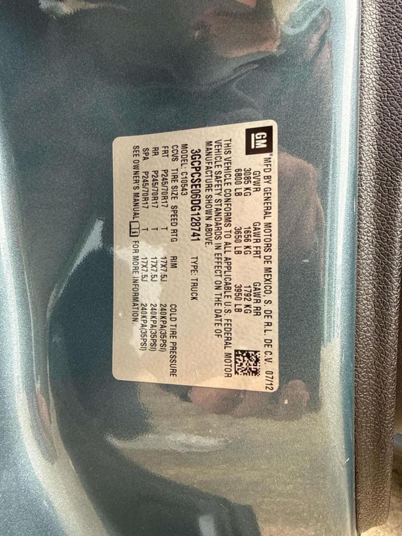 2013 Blue Granite Metallic /Ebony Chevrolet Silverado 1500 2WD Crew Cab 143.5 LT (3GCPCSE06DG) , Automatic transmission, located at 6904 Johnston St., Lafayette, LA, 70503, (337) 988-1960, 30.143589, -92.100601 - Photo#18
