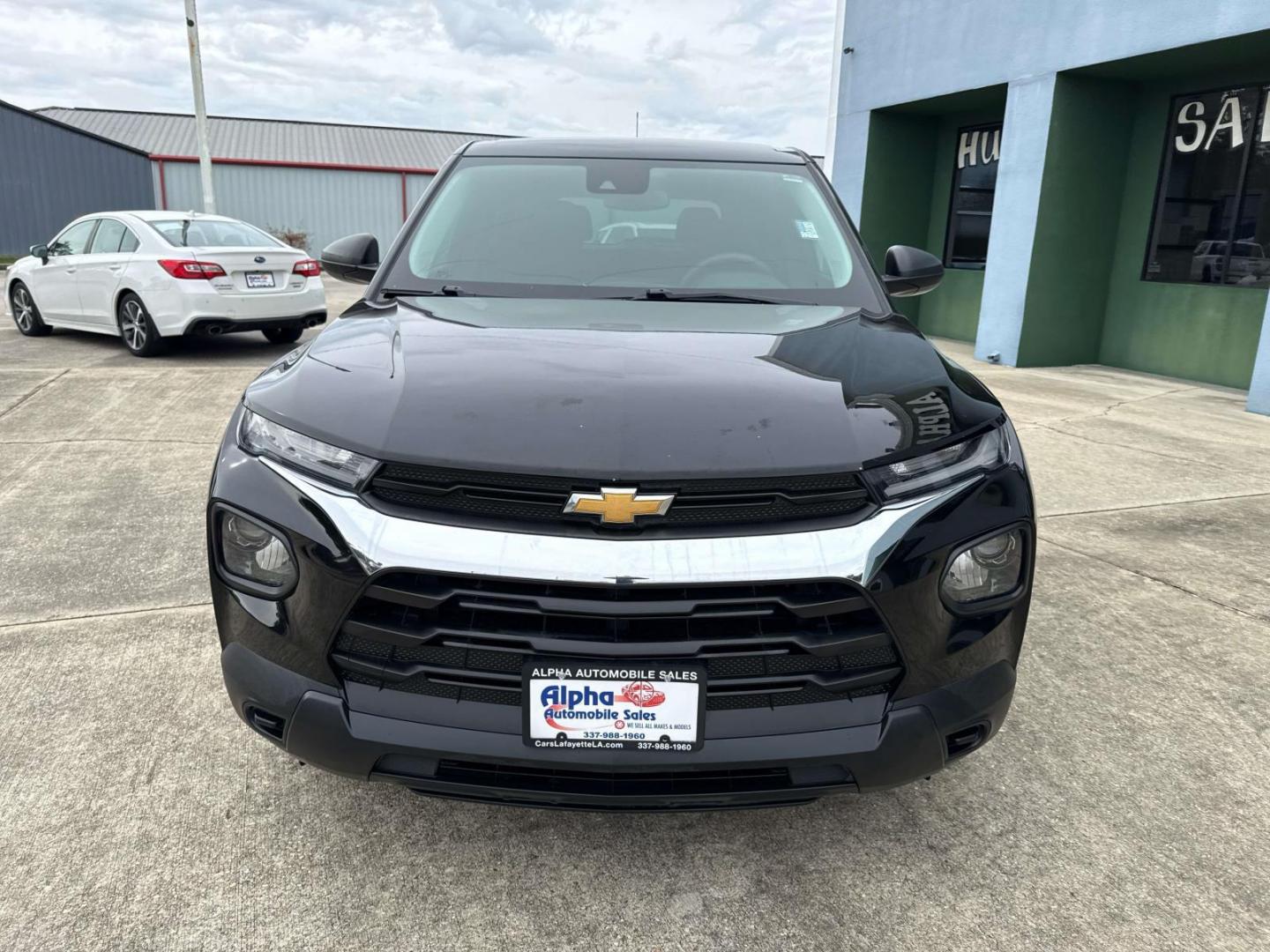 2022 Mosaic Black Metallic /Jet Black Chevrolet TrailBlazer FWD 4dr LS (KL79MMS21NB) , Automatic transmission, located at 6904 Johnston St., Lafayette, LA, 70503, (337) 988-1960, 30.143589, -92.100601 - Photo#1