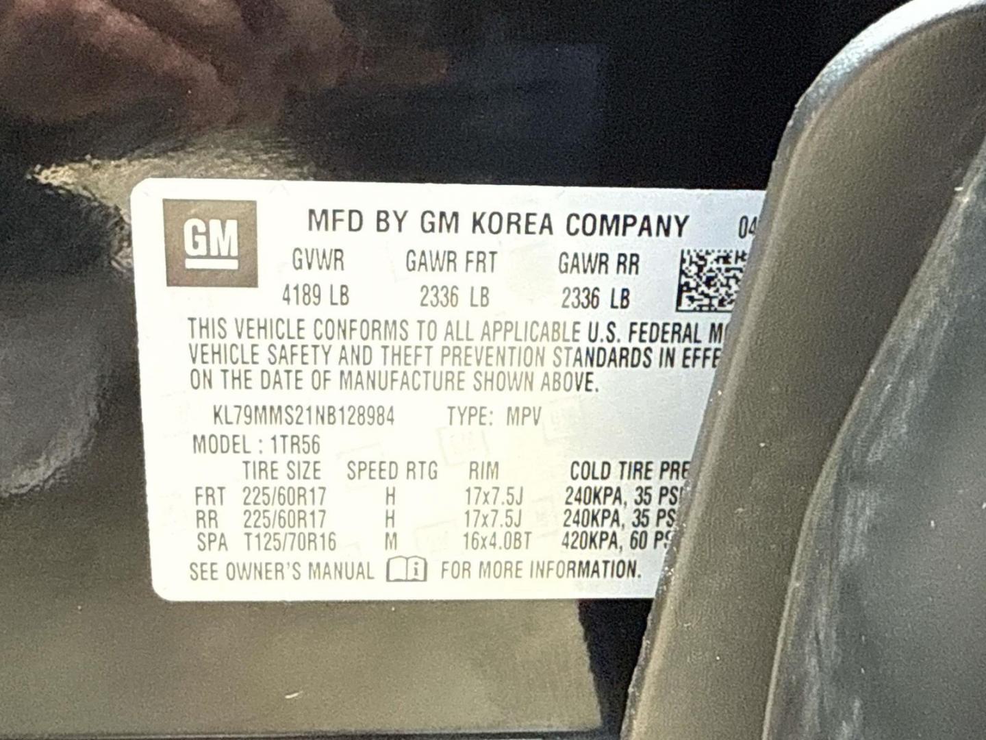 2022 Mosaic Black Metallic /Jet Black Chevrolet TrailBlazer FWD 4dr LS (KL79MMS21NB) , Automatic transmission, located at 6904 Johnston St., Lafayette, LA, 70503, (337) 988-1960, 30.143589, -92.100601 - Photo#18