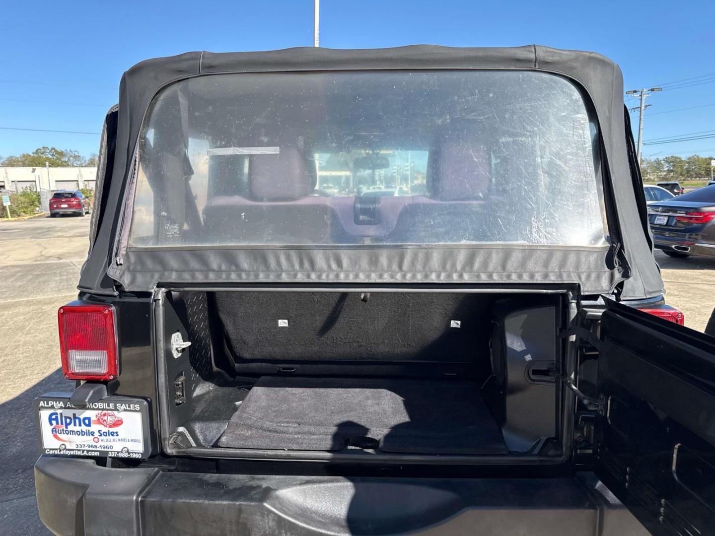 2013 Black /Black Interior Jeep Wrangler 4WD 2dr Sport (1C4AJWAG5DL) , Automatic transmission, located at 6904 Johnston St., Lafayette, LA, 70503, (337) 988-1960, 30.143589, -92.100601 - Photo#7