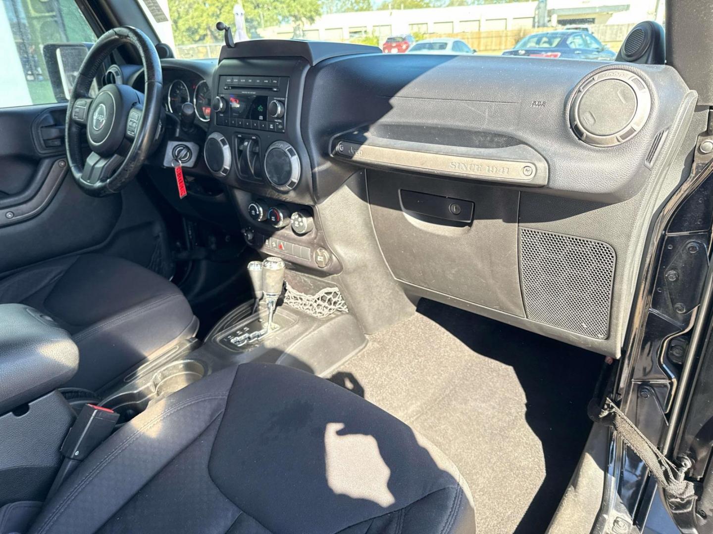 2013 Black /Black Interior Jeep Wrangler 4WD 2dr Sport (1C4AJWAG5DL) , Automatic transmission, located at 6904 Johnston St., Lafayette, LA, 70503, (337) 988-1960, 30.143589, -92.100601 - Photo#12
