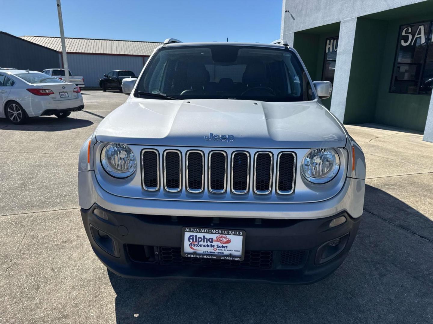 2018 Silver /Black Jeep Renegade Limited FWD (ZACCJADB9JP) , Automatic transmission, located at 6904 Johnston St., Lafayette, LA, 70503, (337) 988-1960, 30.143589, -92.100601 - Photo#1