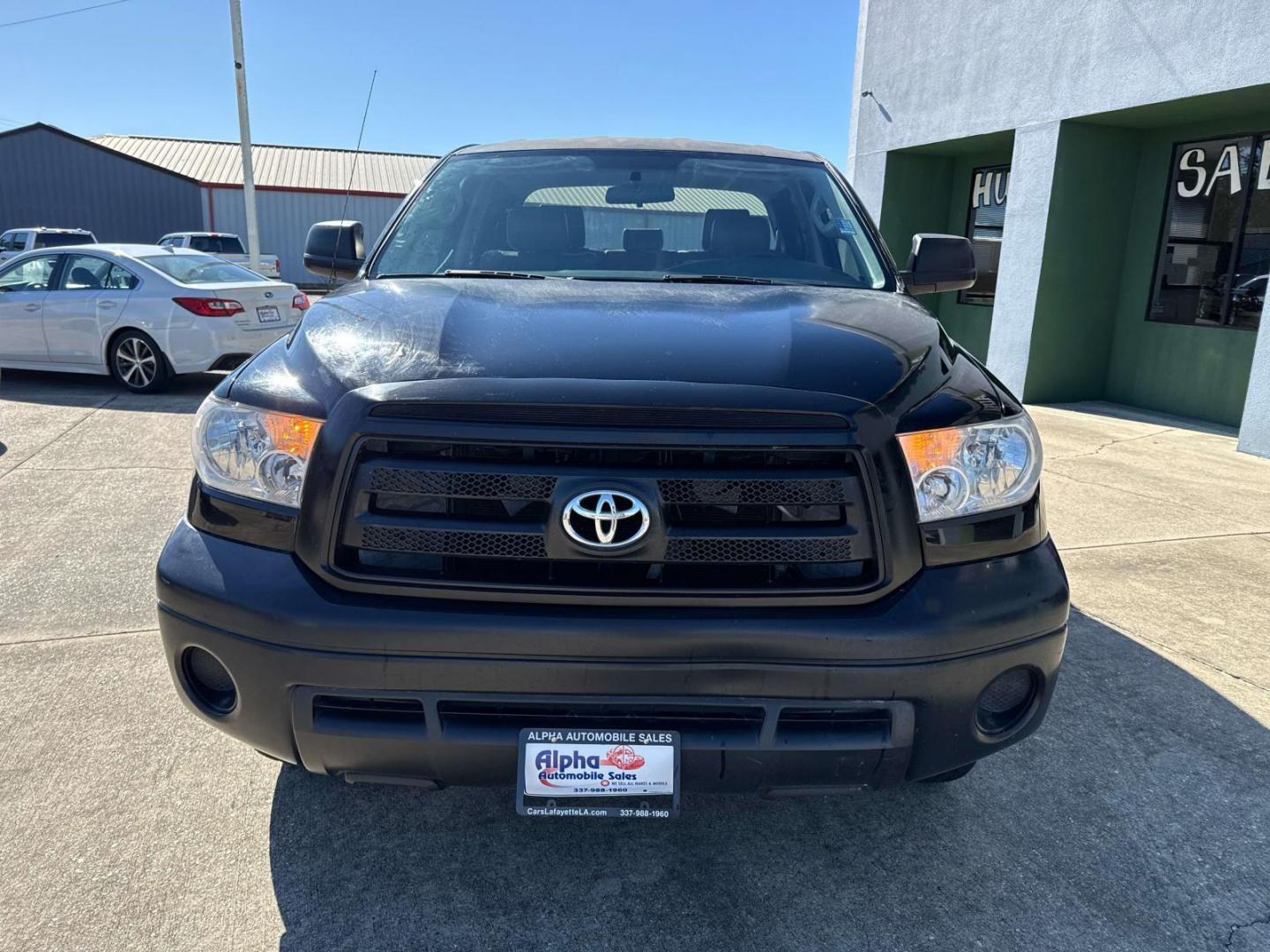 2013 Black /Graphite Toyota Tundra 2WD Truck Double Cab 4.6L V8 6-Spd AT (Natl) (5TFRM5F14DX) , Automatic transmission, located at 6904 Johnston St., Lafayette, LA, 70503, (337) 988-1960, 30.143589, -92.100601 - Photo#1