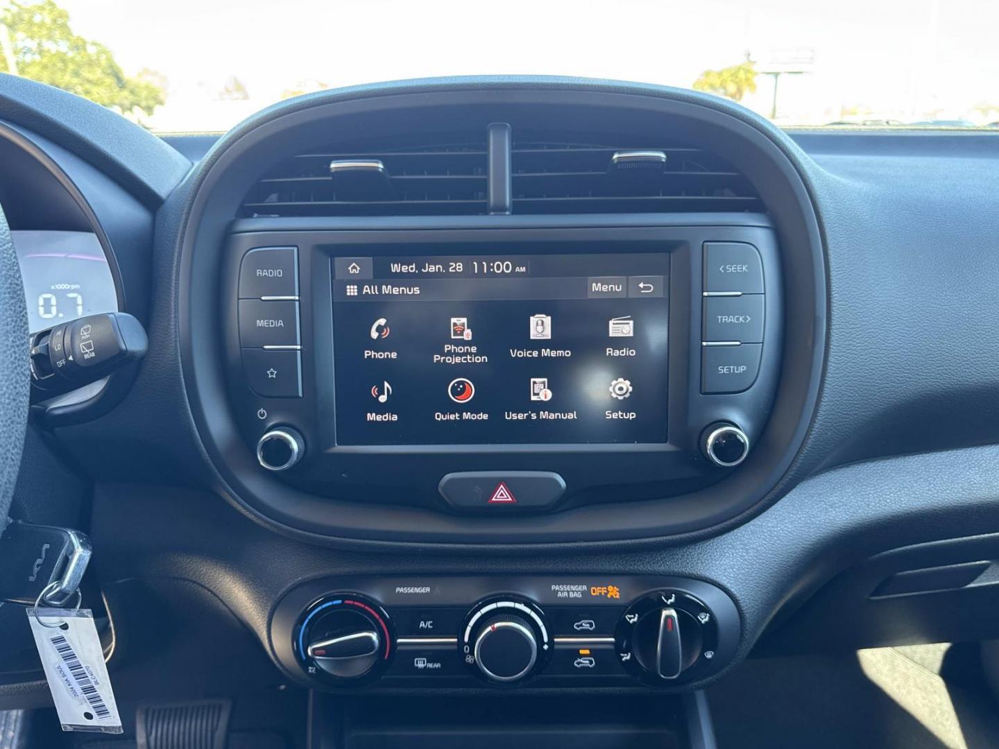 2024 Black /Black/Gray Kia Soul LX IVT (KNDJ23AUXR7) , Automatic transmission, located at 6904 Johnston St., Lafayette, LA, 70503, (337) 988-1960, 30.143589, -92.100601 - Photo#24
