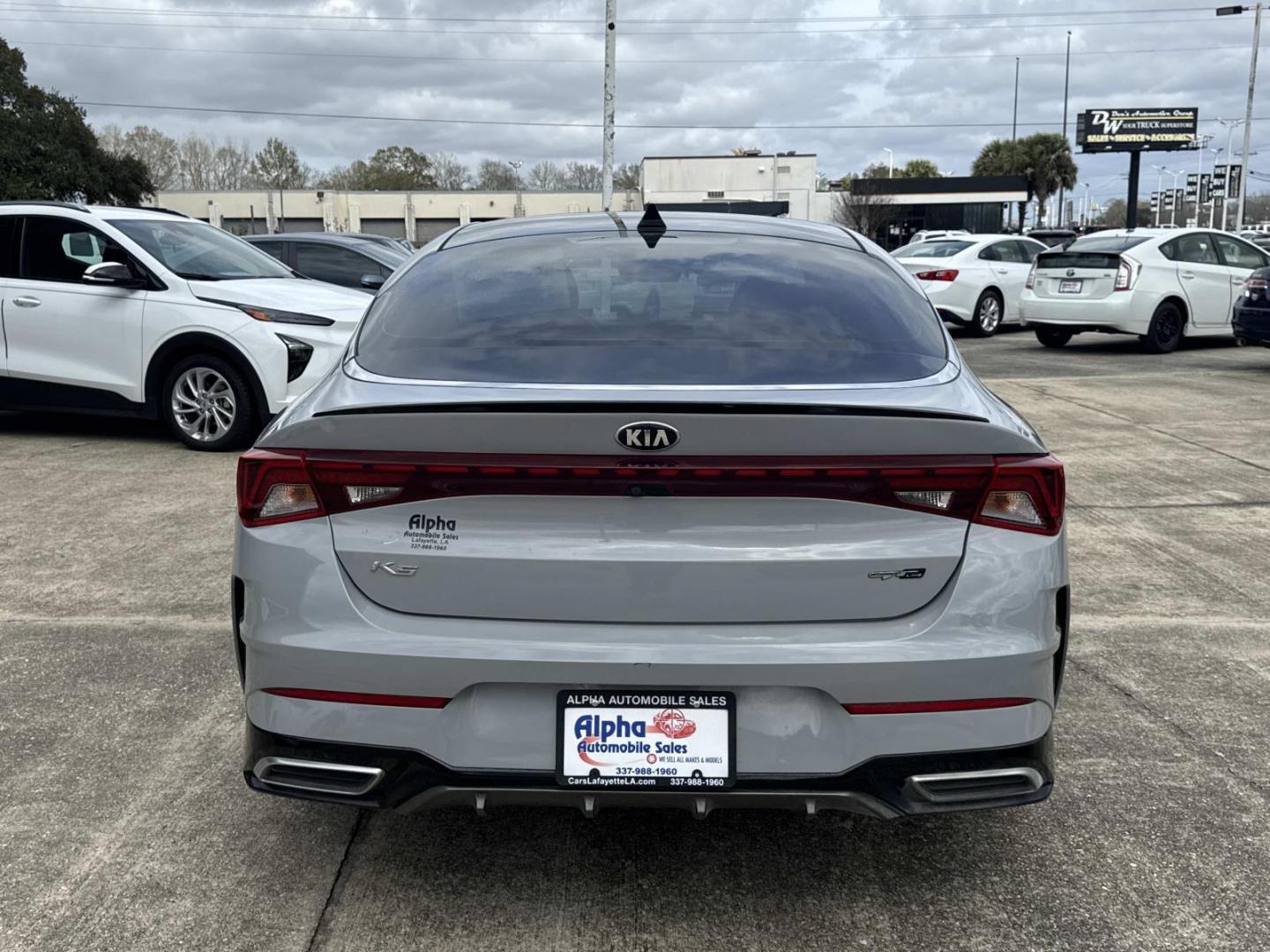 2021 Wolf Gray /Red Kia K5 GT-Line Auto FWD (5XXG64J20MG) , Automatic transmission, located at 6904 Johnston St., Lafayette, LA, 70503, (337) 988-1960, 30.143589, -92.100601 - Photo#5