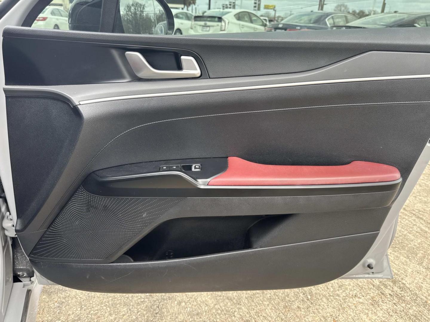 2021 Wolf Gray /Red Kia K5 GT-Line Auto FWD (5XXG64J20MG) , Automatic transmission, located at 6904 Johnston St., Lafayette, LA, 70503, (337) 988-1960, 30.143589, -92.100601 - Photo#12