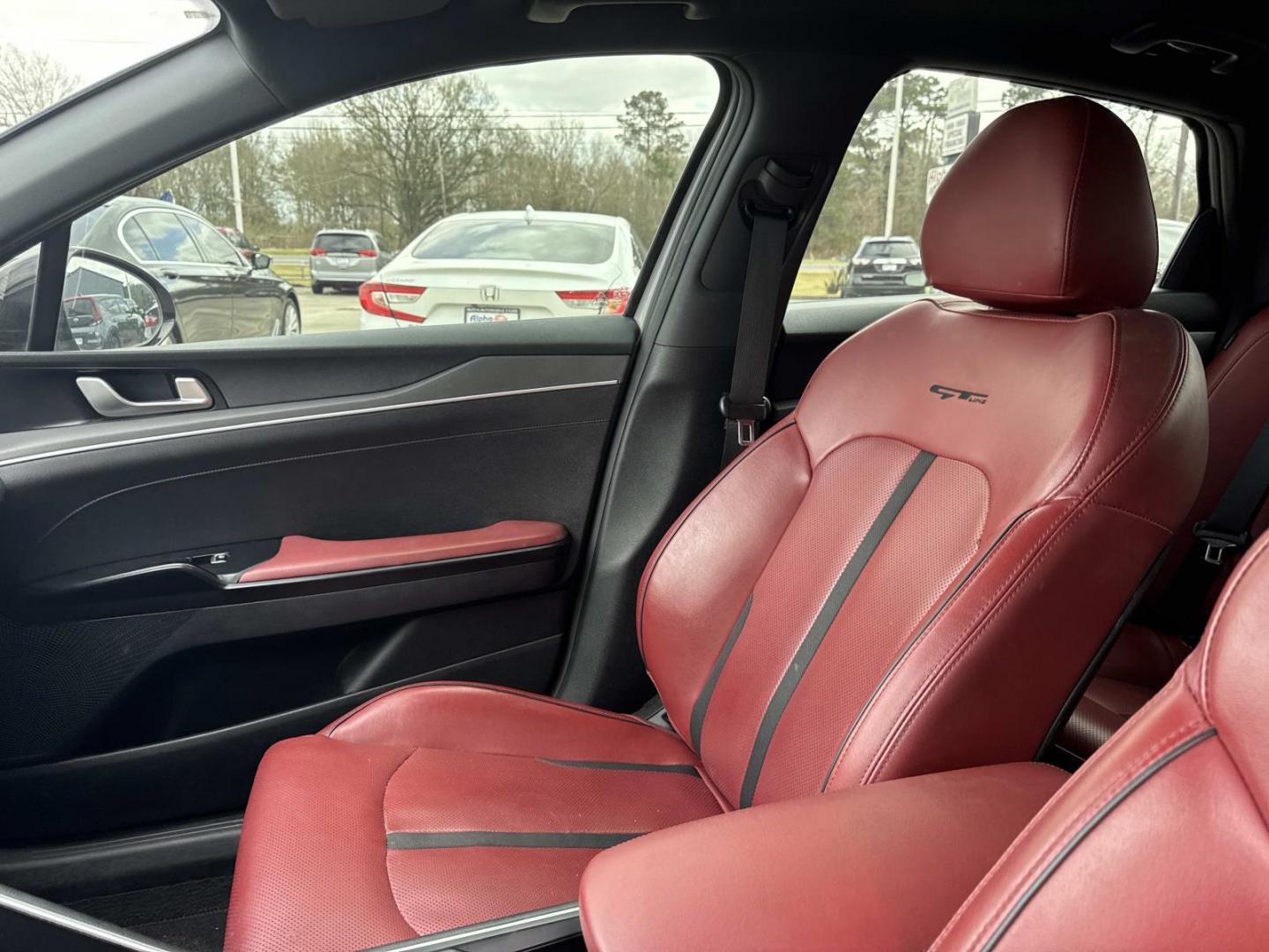 2021 Wolf Gray /Red Kia K5 GT-Line Auto FWD (5XXG64J20MG) , Automatic transmission, located at 6904 Johnston St., Lafayette, LA, 70503, (337) 988-1960, 30.143589, -92.100601 - Photo#15