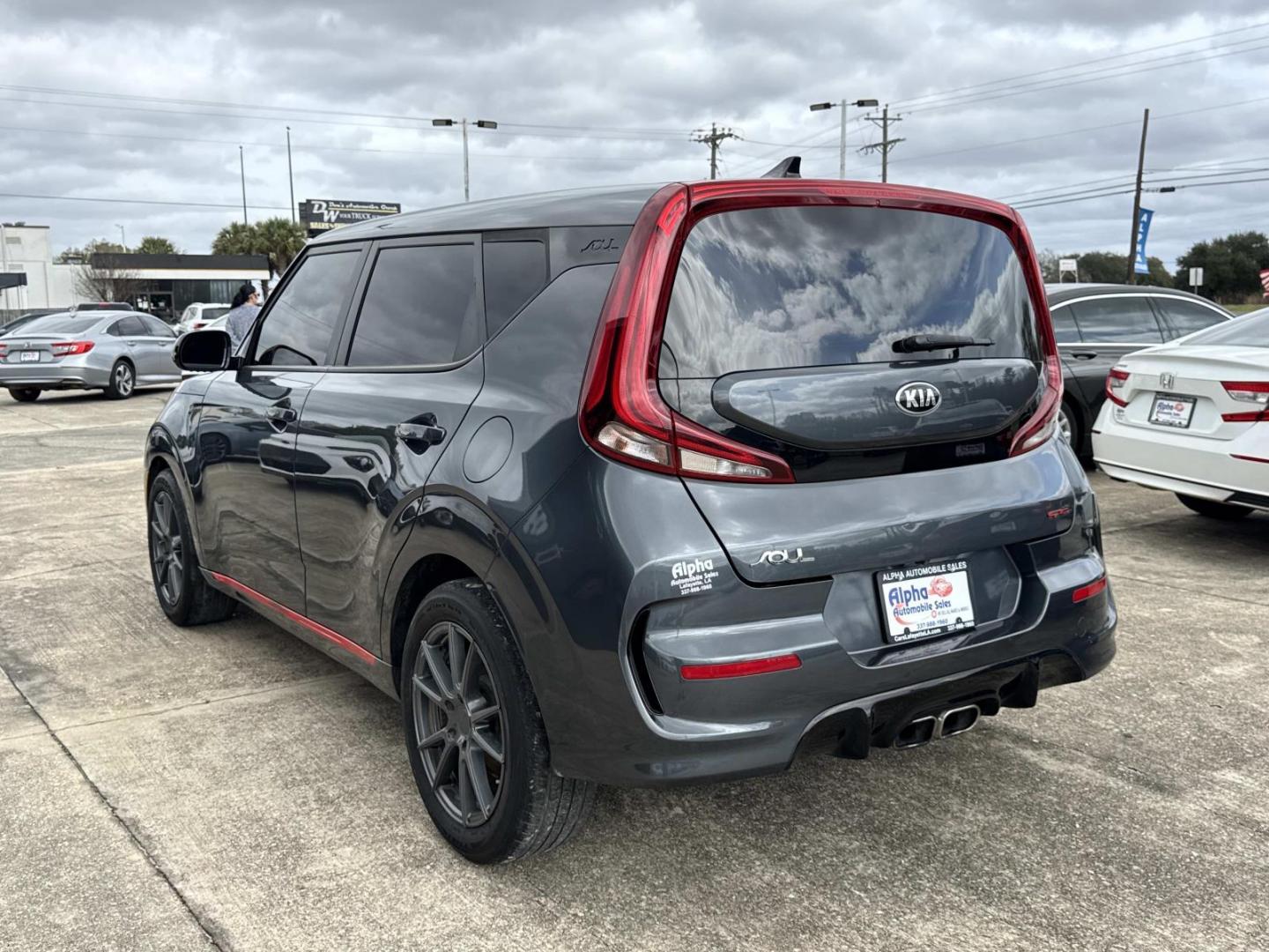 2020 Gray /Black Kia Soul GT-Line Turbo DCT (KNDJ53AF9L7) , Automatic transmission, located at 6904 Johnston St., Lafayette, LA, 70503, (337) 988-1960, 30.143589, -92.100601 - Photo#4