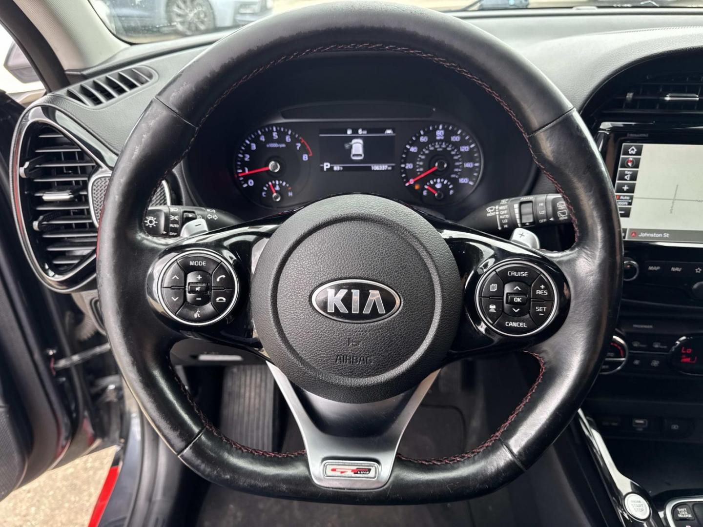2020 Gray /Black Kia Soul GT-Line Turbo DCT (KNDJ53AF9L7) , Automatic transmission, located at 6904 Johnston St., Lafayette, LA, 70503, (337) 988-1960, 30.143589, -92.100601 - Photo#20