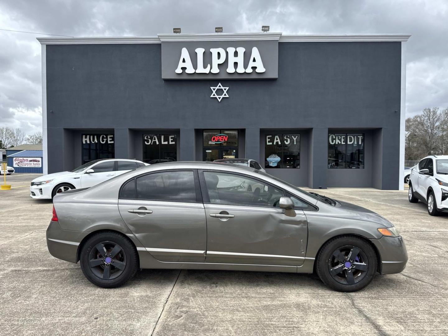 2007 Gold /Gray Honda Civic Sdn 4dr AT EX (1HGFA16857L) , Automatic transmission, located at 6904 Johnston St., Lafayette, LA, 70503, (337) 988-1960, 30.143589, -92.100601 - Photo#0