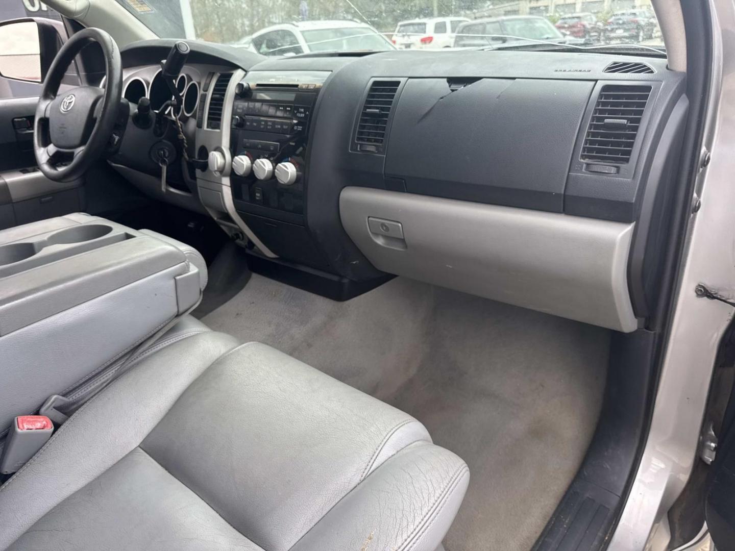 2007 Silver /Gray Toyota Tundra 2WD CrewMax 145.7 5.7L SR5 (Natl) (5TBEV54137S) , Automatic transmission, located at 6904 Johnston St., Lafayette, LA, 70503, (337) 988-1960, 30.143589, -92.100601 - May need some tune up / plugs or wire etc. - Photo#11
