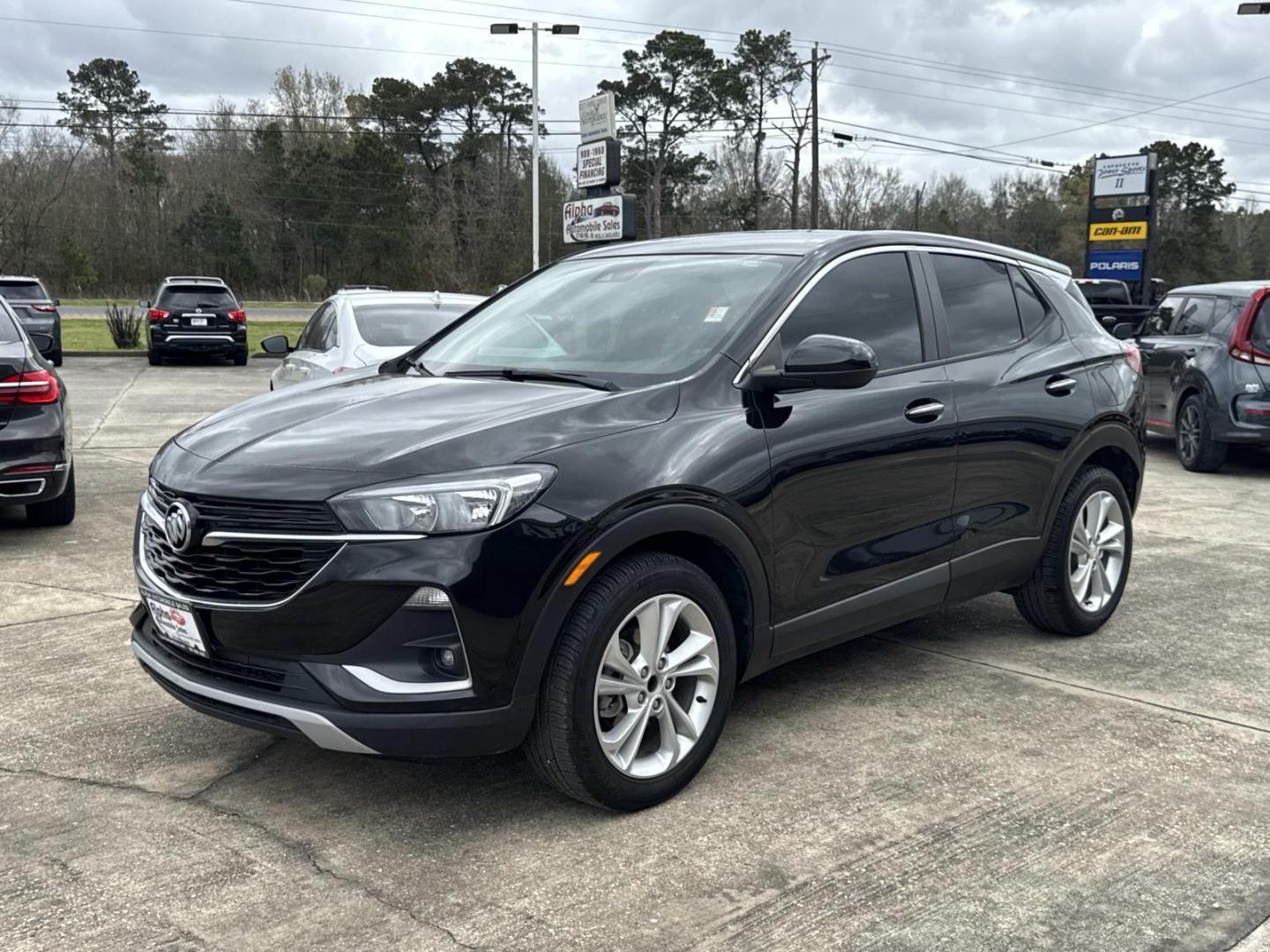 2021 Black /Ebony with Ebony interior accents Buick Encore GX FWD 4dr Preferred (KL4MMBS25MB) , Automatic transmission, located at 6904 Johnston St., Lafayette, LA, 70503, (337) 988-1960, 30.143589, -92.100601 - Photo#2