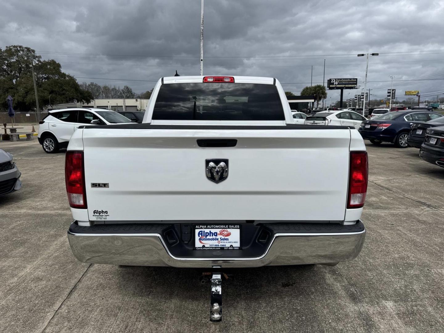 2023 Bright White Clearcoat /Diesel Gray/Black Ram 1500 Classic SLT 4x2 Crew Cab 5'7 Box (1C6RR6LG2PS) , Automatic transmission, located at 6904 Johnston St., Lafayette, LA, 70503, (337) 988-1960, 30.143589, -92.100601 - Photo#5